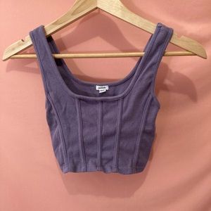 Purple Garage Corset Tank